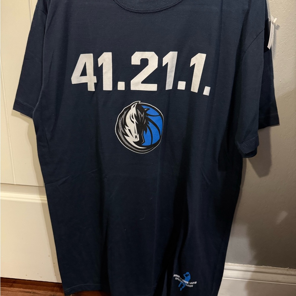 Dallas Mavericks Dirk Nowitzki 41.1.1 last game tee.